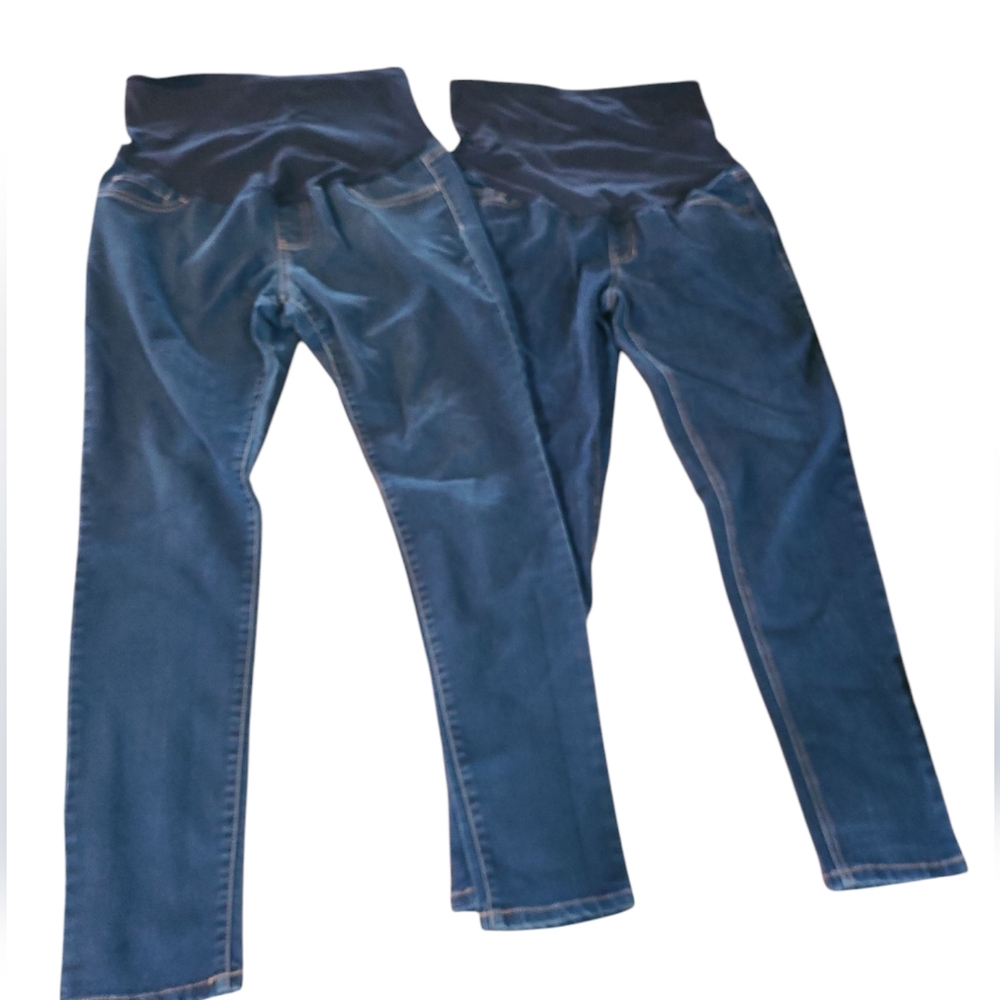 Two Pair Maternity Jeggings